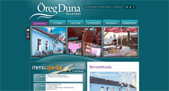 Desktop Screenshot of oregdunauzlethaz.hu
